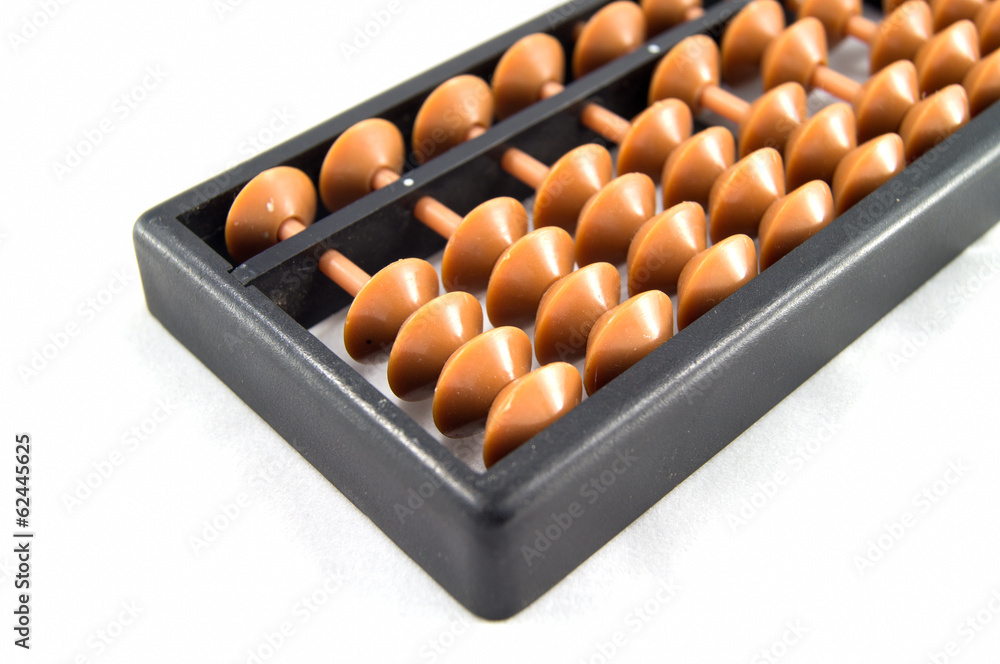 Japanese abacus isolated on white background. Japanese abacus isolated on white background.