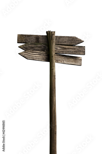 Alter Wegweiser aus Holz