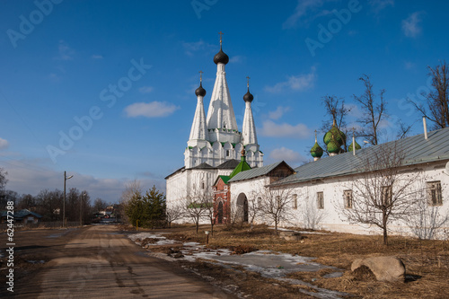 Ancient female Alexius monastery in  town of Uglich photo