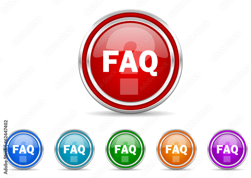 faq icon vector set faq icon vector set