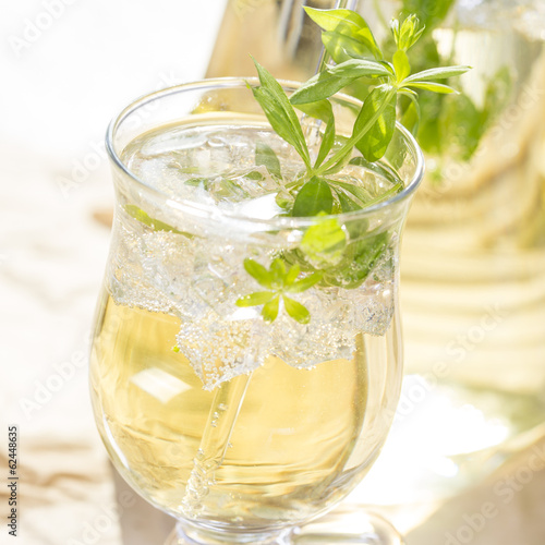 Maibowle mit frischem Waldmeister