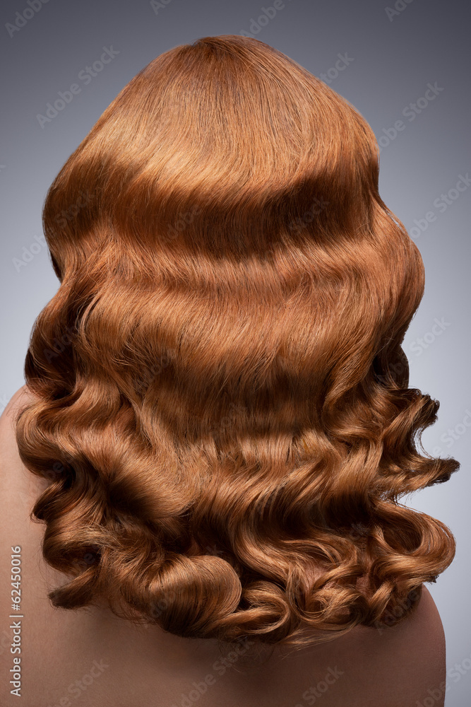 Fototapeta premium redhead beautiful woman