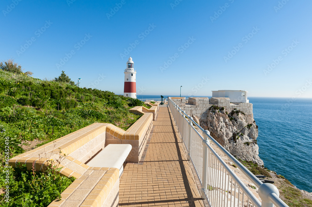 Park and Lighthouse in Gibraltar