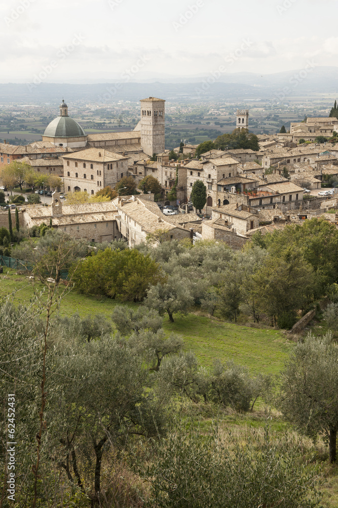 Oberstadt von Assisi, Italien