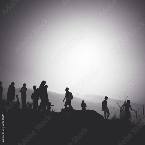 people in silhouette © nasruleffendy