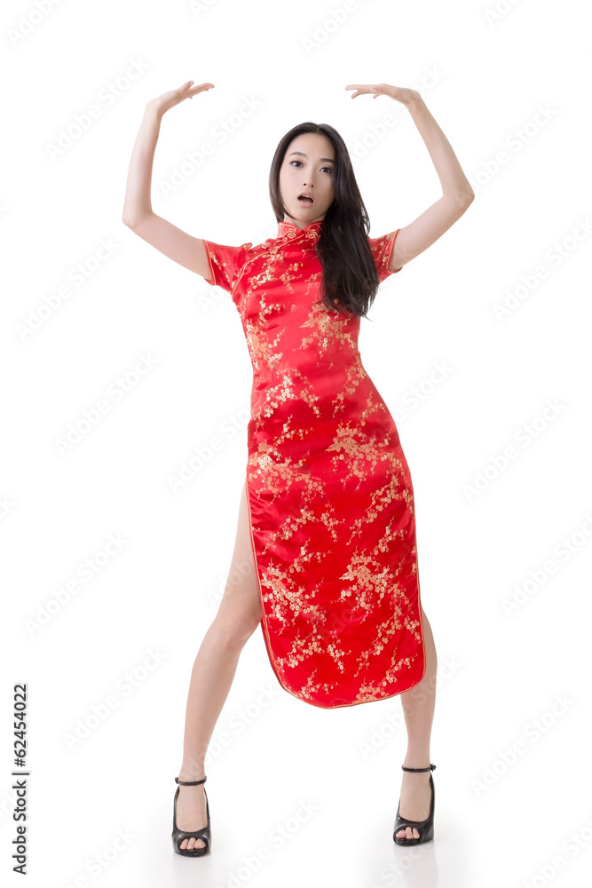 Sexy Chinese woman dress traditional cheongsam Sexy Chinese woman dress traditional cheongsam