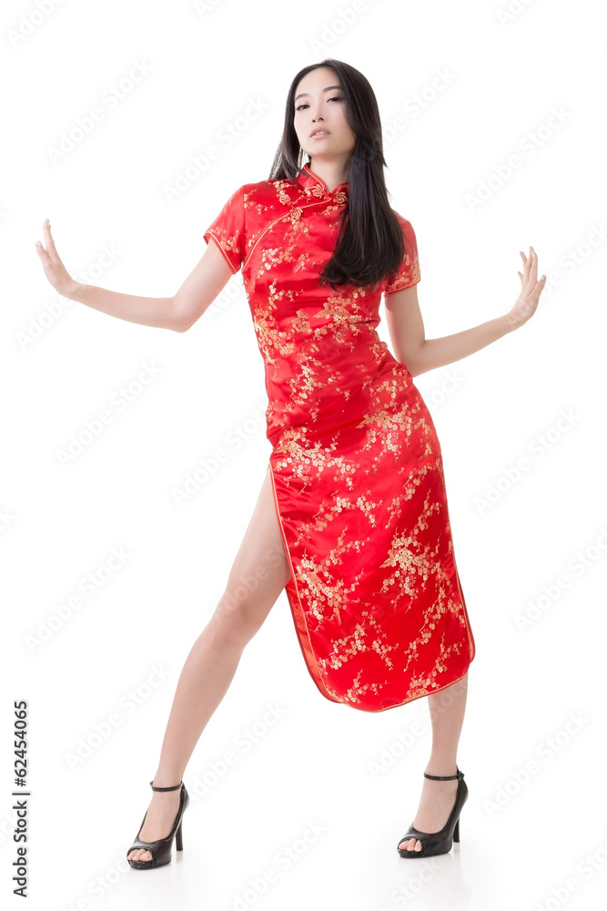 Sexy Chinese woman dress traditional cheongsam Sexy Chinese woman dress traditional cheongsam