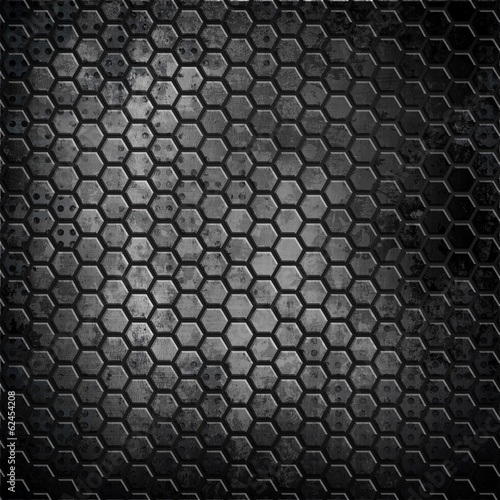 metal background with cellular pattern