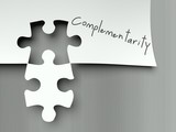 Complementarity with matching puzzle pieces