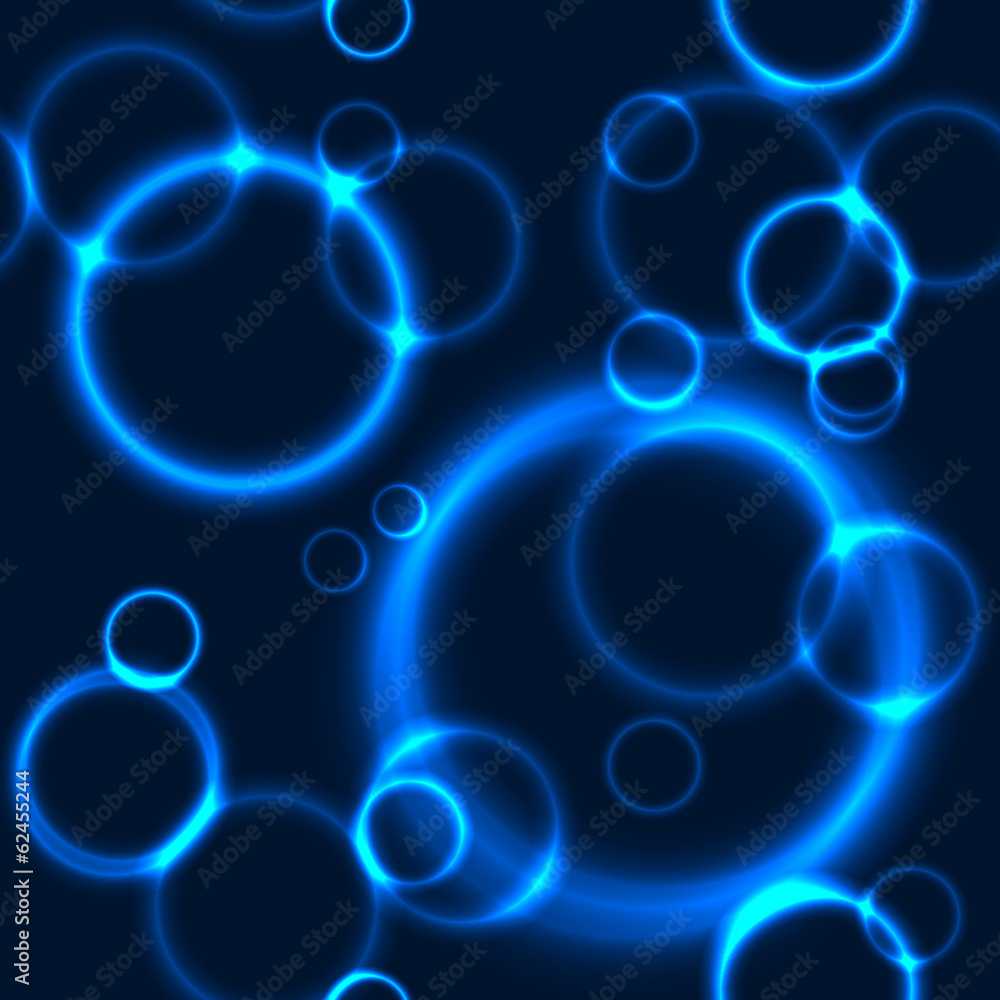 Glow blue circles Glow blue circles