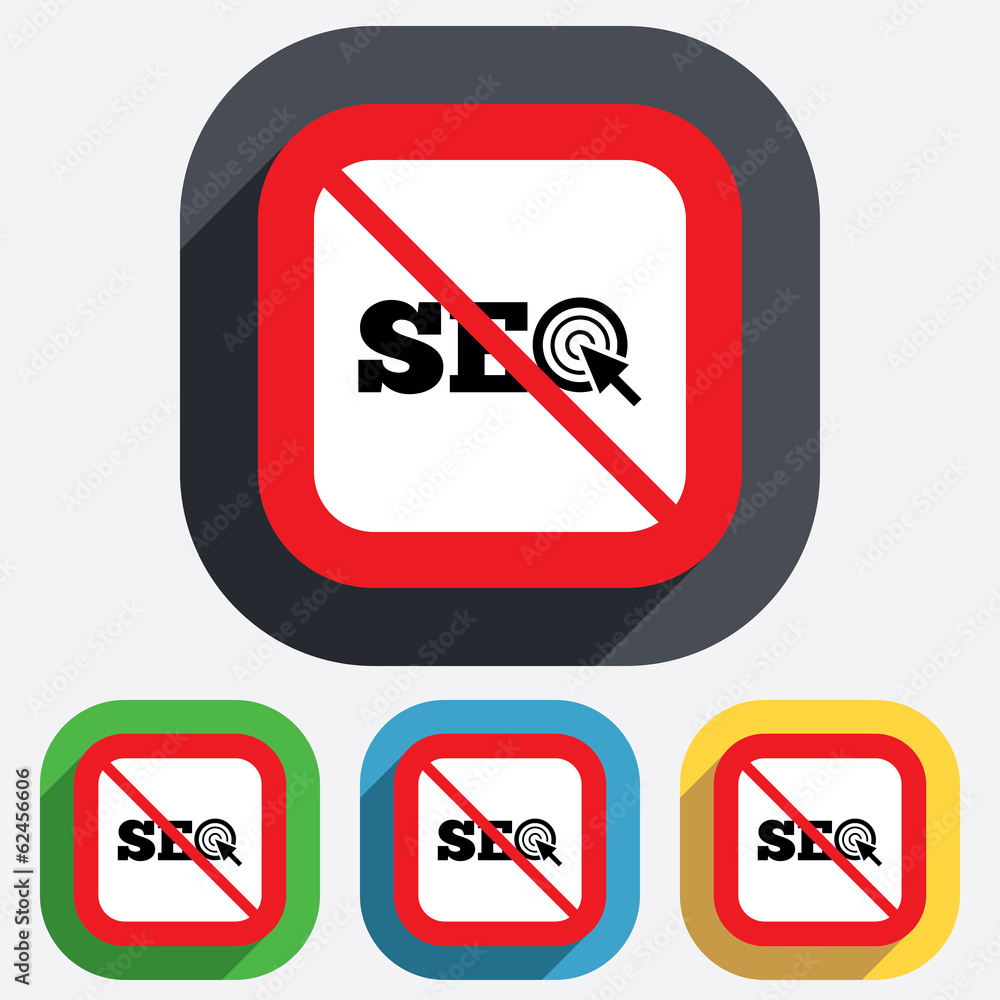 SEO sign icon. Search Engine Optimization symbol. SEO sign icon. Search Engine Optimization symbol.