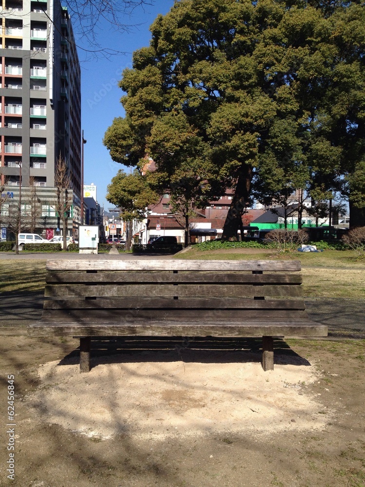 Obraz premium 公園の椅子