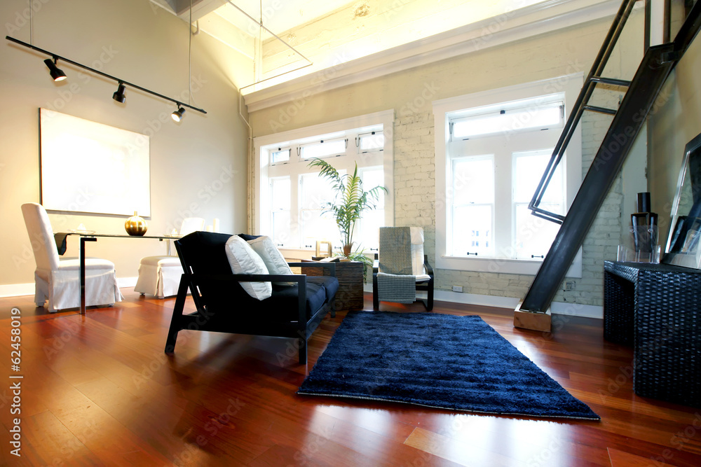 Reconstructed modern spacious living room Reconstructed modern spacious living room