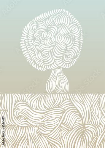 Roots & tree vector illustration