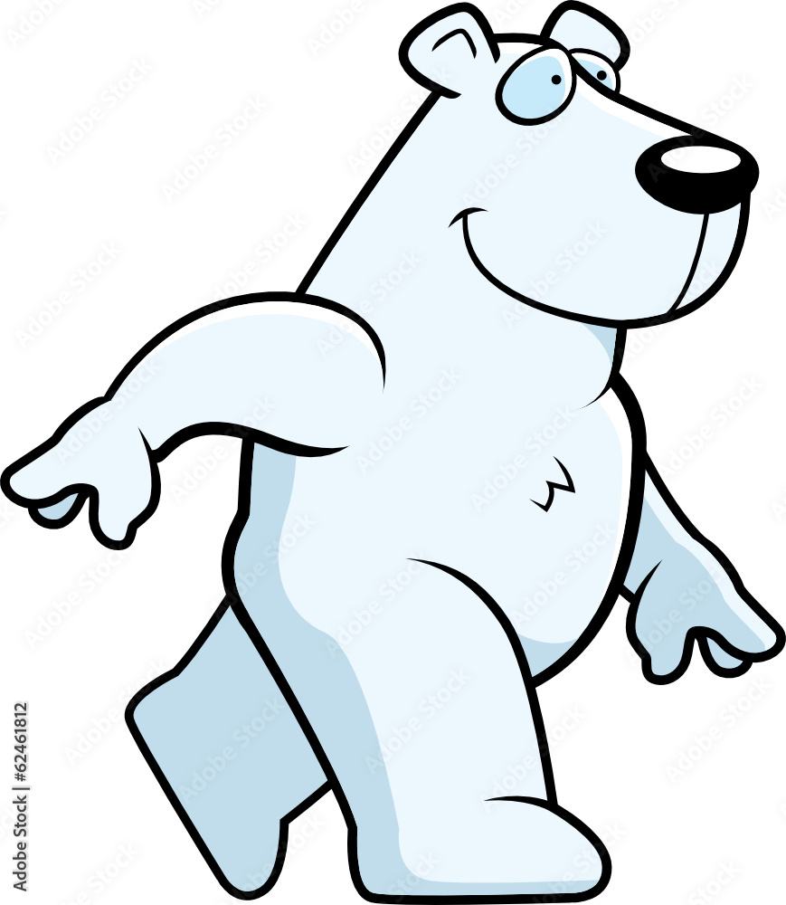 Polar Bear Walking Polar Bear Walking