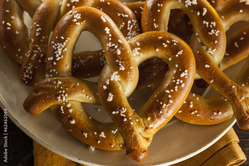 Homemade Soft Pretzels with Salt Homemade Soft Pretzels with Salt