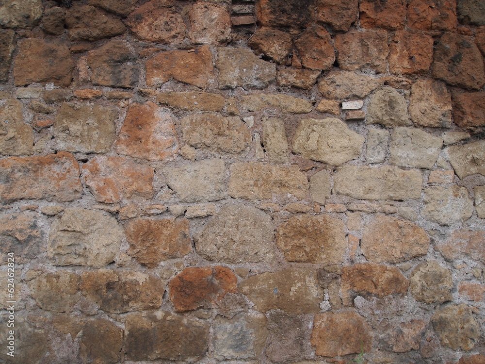 Sfondo irregolare di muro di mattoni