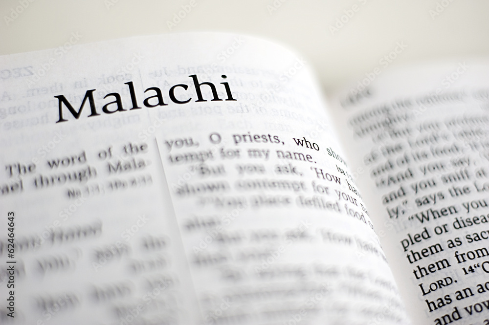 Fototapeta premium Book of Malachi