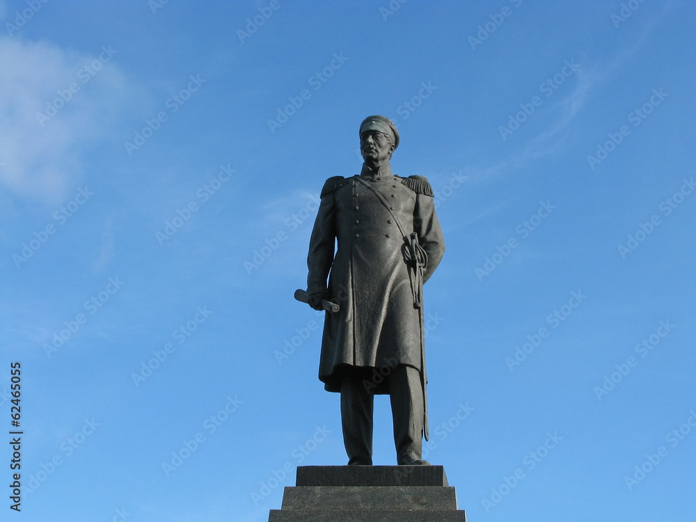 Sevastopol. Monument to the Admiral Nakhimov.