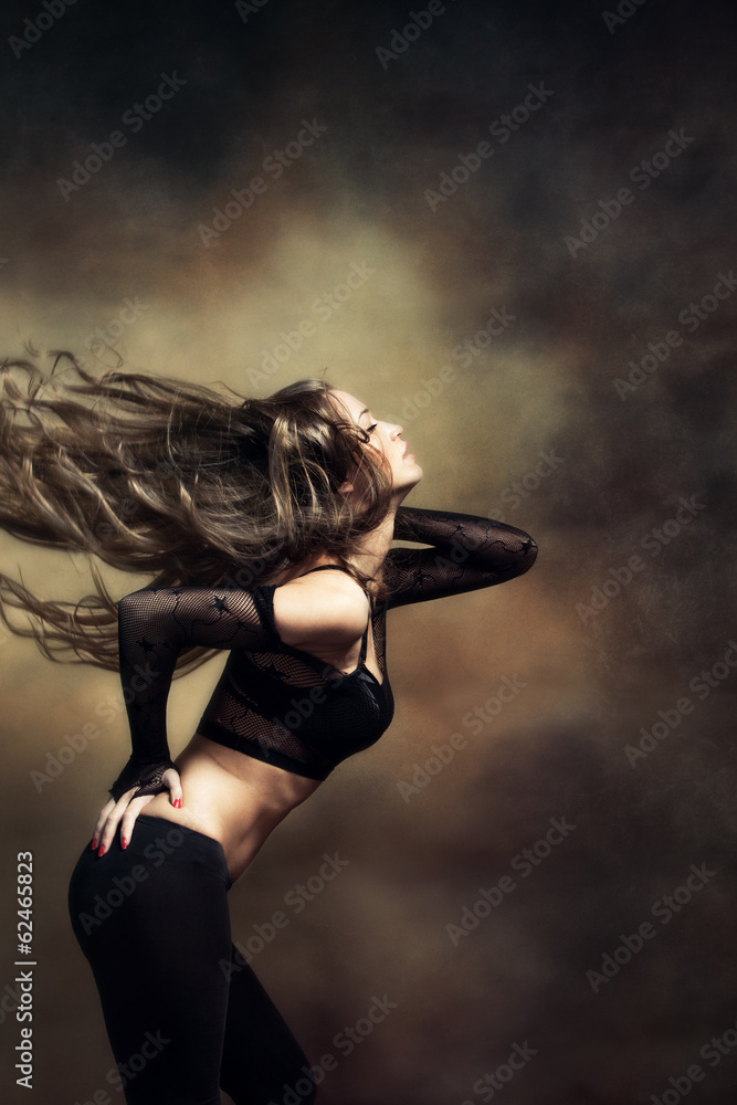 Fototapeta premium woman hot dance