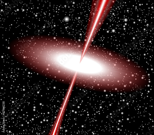 Quasar red vector