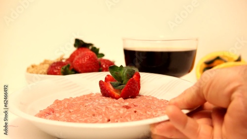 risotto con le fragole