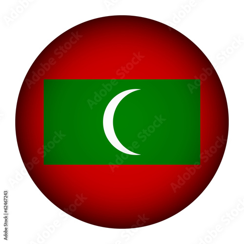 Free Download Maldives flag button. - GFXLoad