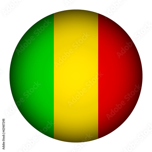 Free Download Mali flag button. - GFXLoad