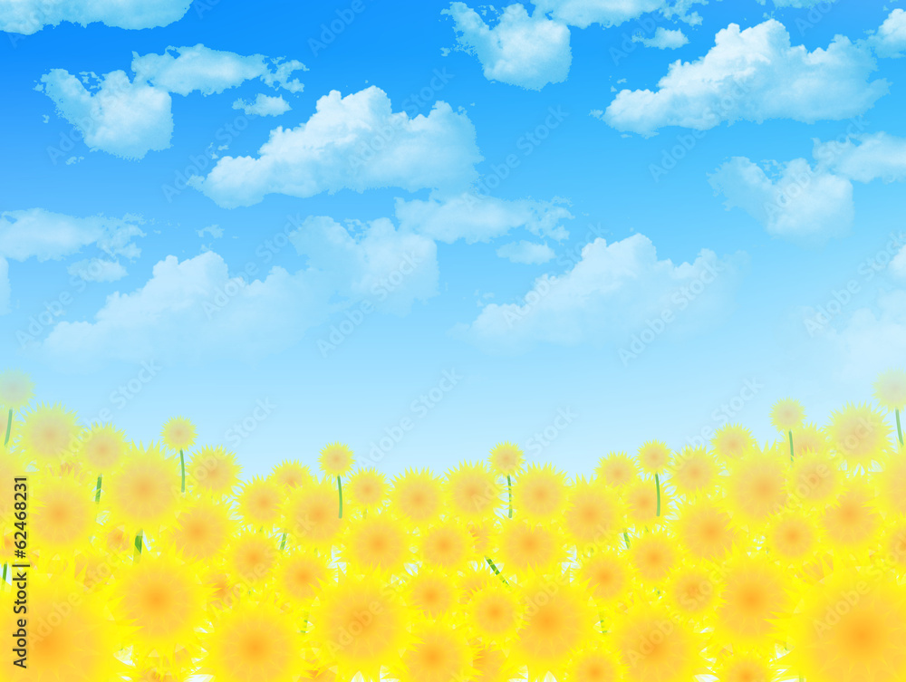 ひまわり 空 風景 ひまわり 空 風景