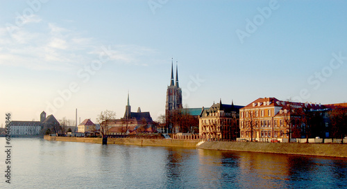 Colorful city of Wroclaw