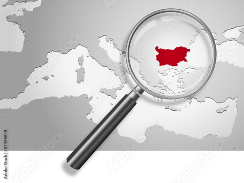 Landkarte *** Europa Bulgarien
