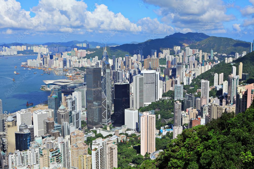 Obraz premium Hong Kong downtown