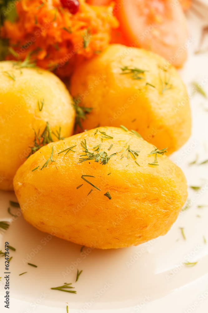 cooked potatoes cooked potatoes
