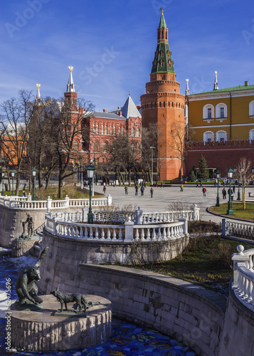 Moscow Kremlin and Alexander Gardens, Russia