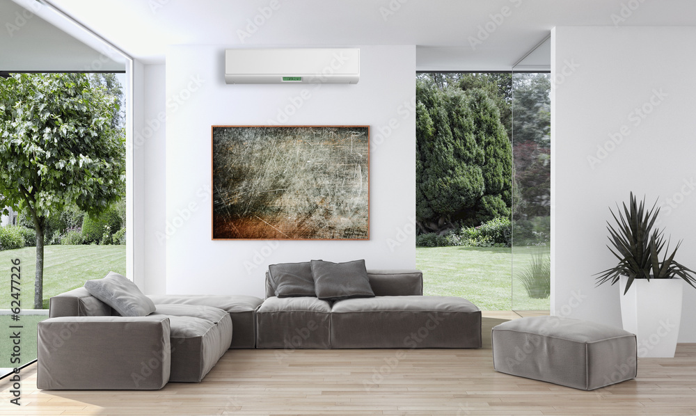 Fototapeta premium Interno con aria condizionata