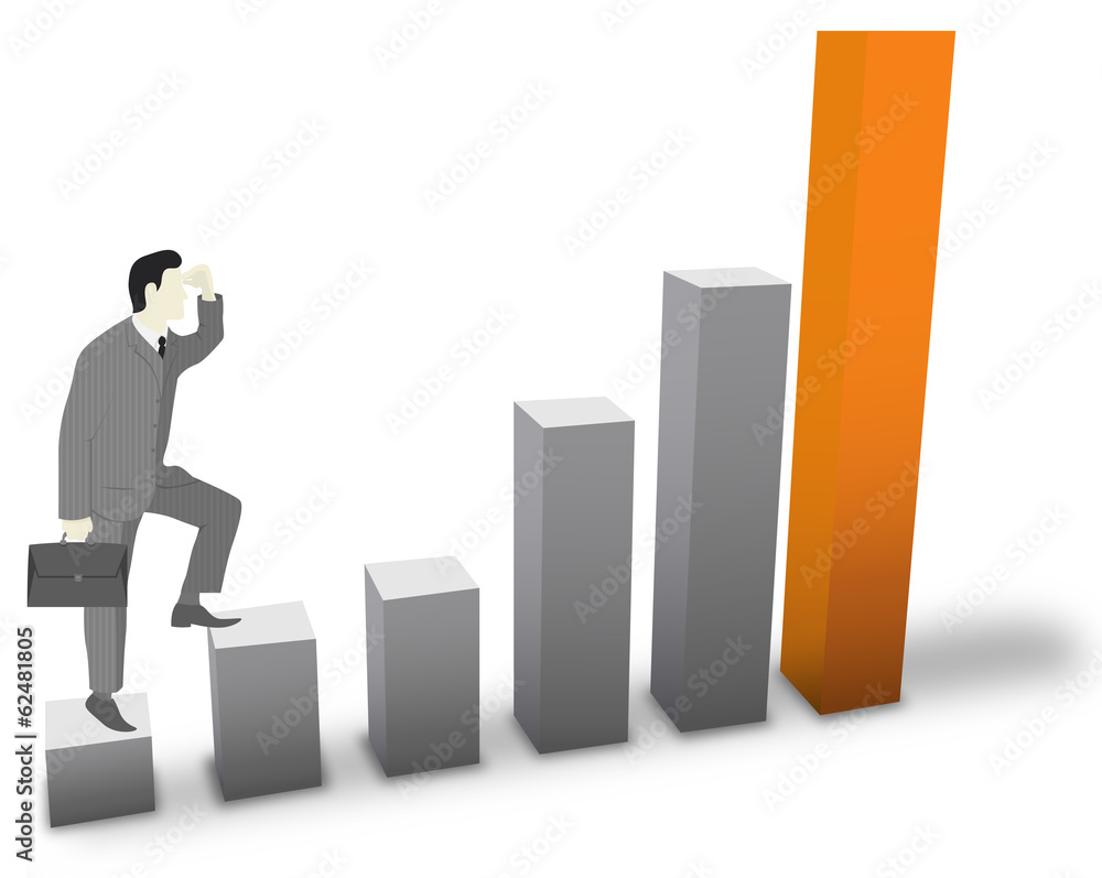 Businessman growth Businessman growth