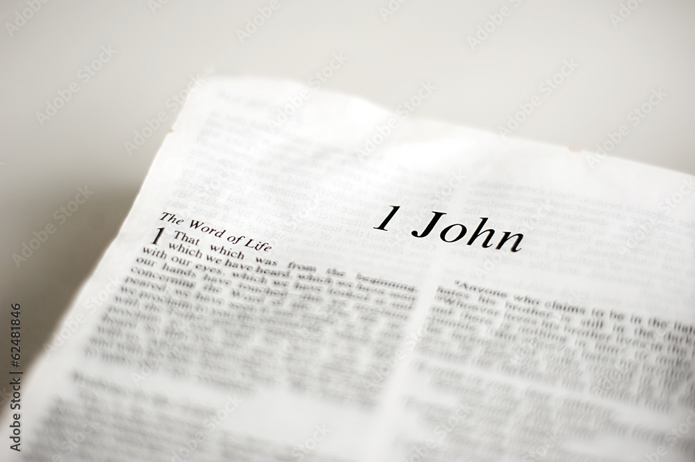 Naklejka premium Book of 1 John