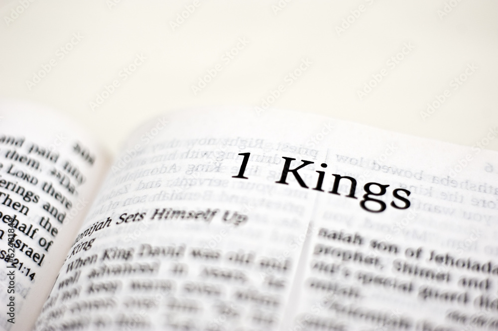 Obraz premium Book of 1 Kings