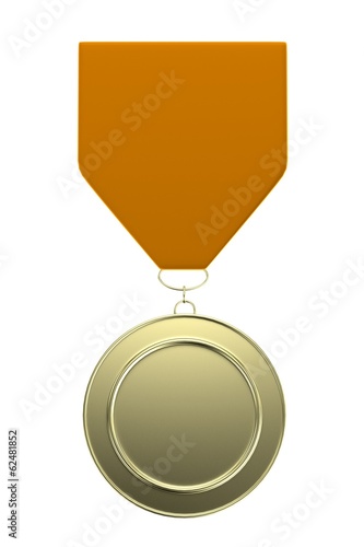 realistic 3d render of medal