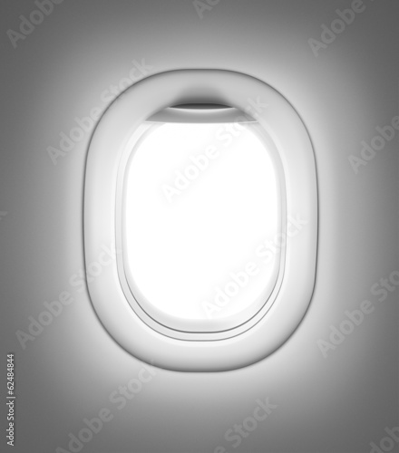Airplane or jet gray window