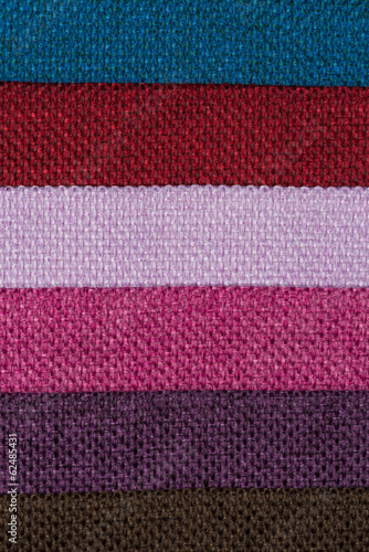 Multi color fabric texture samples