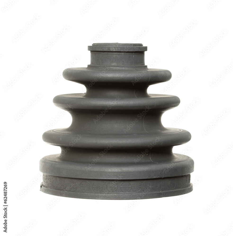 Dust cover (joint boot) isolated on white background Dust cover (joint boot) isolated on white background