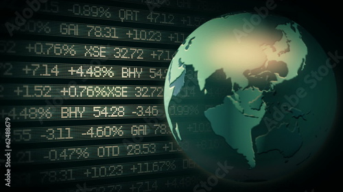 Global Finance Stock Market Animation