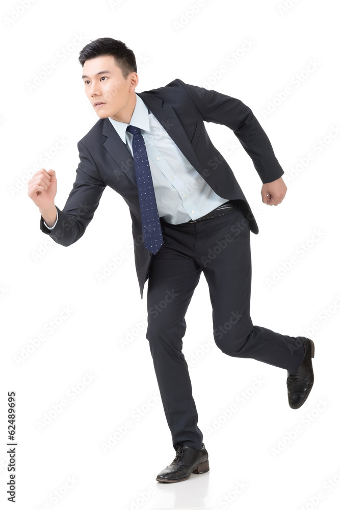 business man running business man running