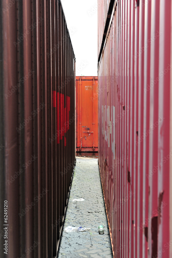 Fototapeta premium container blocks