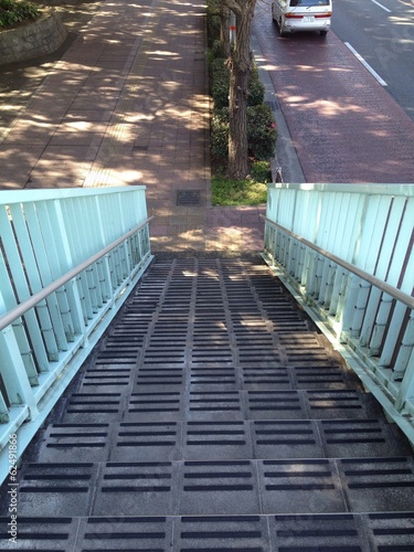 Fototapeta Naklejka Na Ścianę i Meble -  歩道橋の階段