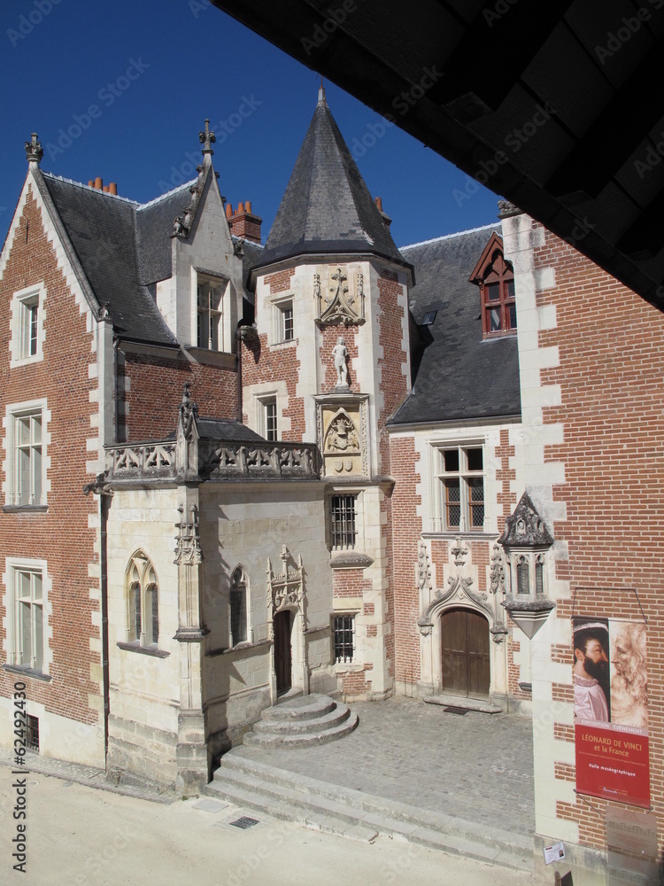 Château Clos Lucé dédié à l'Oeuvre de Léonard de Vinci.