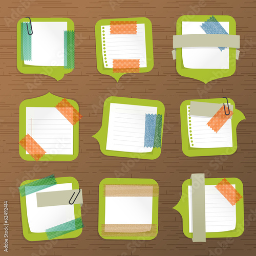 Sticks note paper