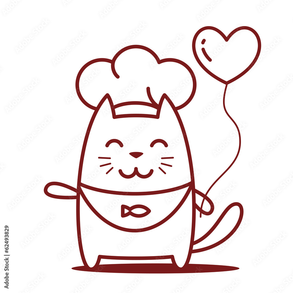Character chef in a chef's hat Character chef in a chef's hat