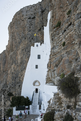 Orthodoxes Kloster auf der griechischen Insel Amorgos, Griechenland